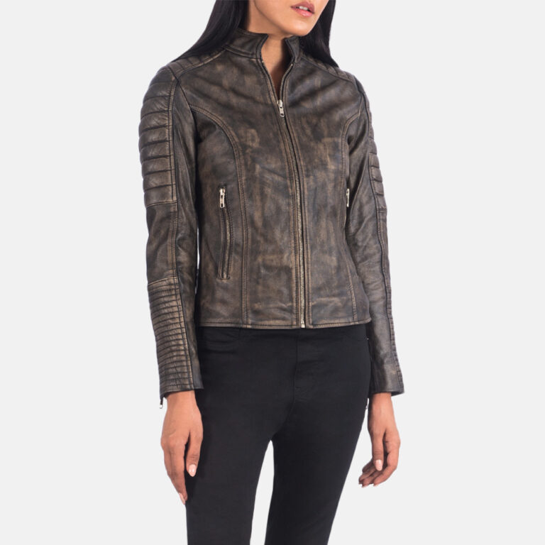 Womens Adalyn Quilted Distressed Brown Cafe Racer Jacket_5428 copy-3-1623148657058